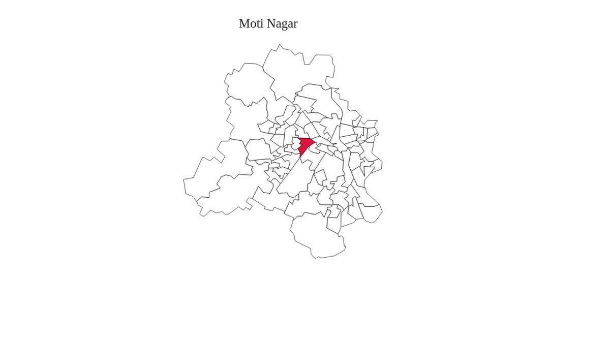 Moti Nagar Delhi Map Moti Nagar (Delhi) Assembly Election Results 2020 Live News Updates: Delhi  Vidhan Sabha Chunav Result 2020, Winner, Runner-Up At Election Commission  Of India