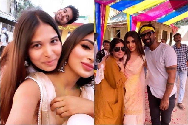 mouni roy holi photos