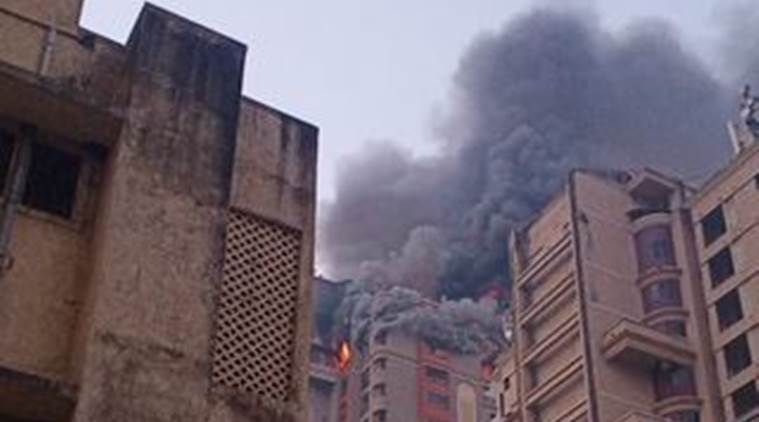 Nerul Seawoods fire, navi mumbai sector 144 fire, mumbai sector 144 fire, Nerul Seawoods fire death toll, mumbai city news