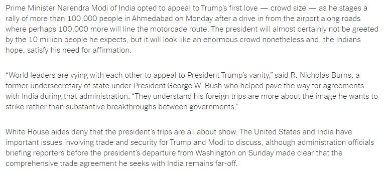 Donald Trump, Donald Trump India visit, US President Donald Trump, Donald Trump in India, Trump in India, Namastey Trump event, India news, Indian Express