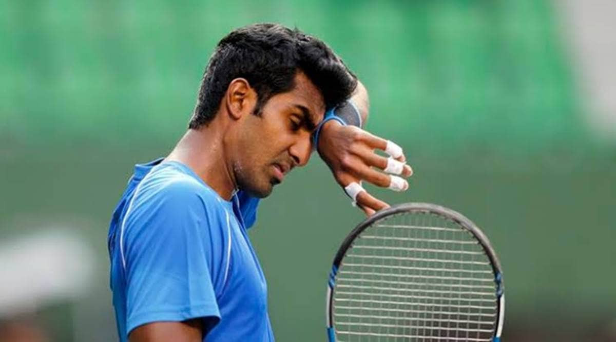 Prajnesh Gunneswaran, Prajnesh Gunneswaran tennis, Prajnesh Gunneswaran ATP ranking, tennis news, indian express