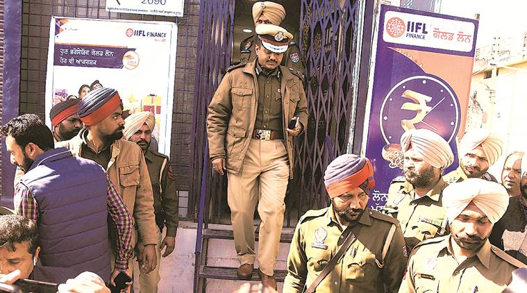 Ludhiana robbery, Punjab robbery, Ludhiana gold robbery,Infoline Finance Limited (IIFL), gold loans, Punjab news, Ludhiana news, india news, Indian express news, breaking news
