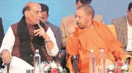 DefExpo 2020, uttar pradesh DefExpo 2020, defence expo, yogi adityanath, indian army, rajnath singh, defence, indian express