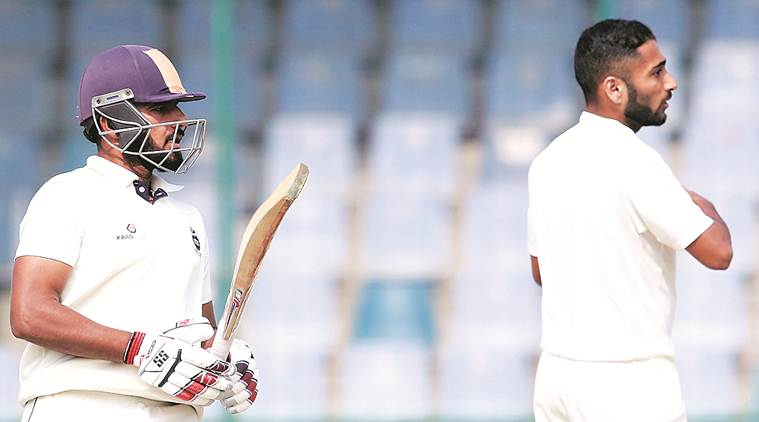 ranji trophy,delhi vs gujarat, Kunwar BidhuriHimmat, sports news, cricket news
