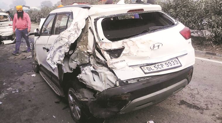 Punjab accidents, Chandigarh accidents, National Highway 1, fog accidents, mohali accident, mohali road accident, chandigarh news, Mohali news, indian express