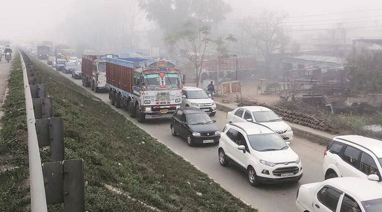 Punjab accidents, Chandigarh accidents, National Highway 1, fog accidents, mohali accident, mohali road accident, chandigarh news, Mohali news, indian express