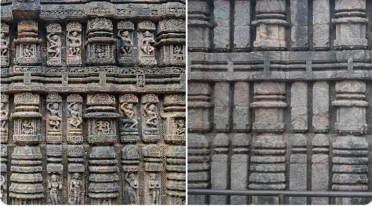 Asi konark sun temple sculpture replacement
