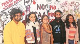 swara bhaskar swara bhaskar, swara bhaskar india protests, panjab university, pu swara bhaskar, chandigarh latest news, indian express