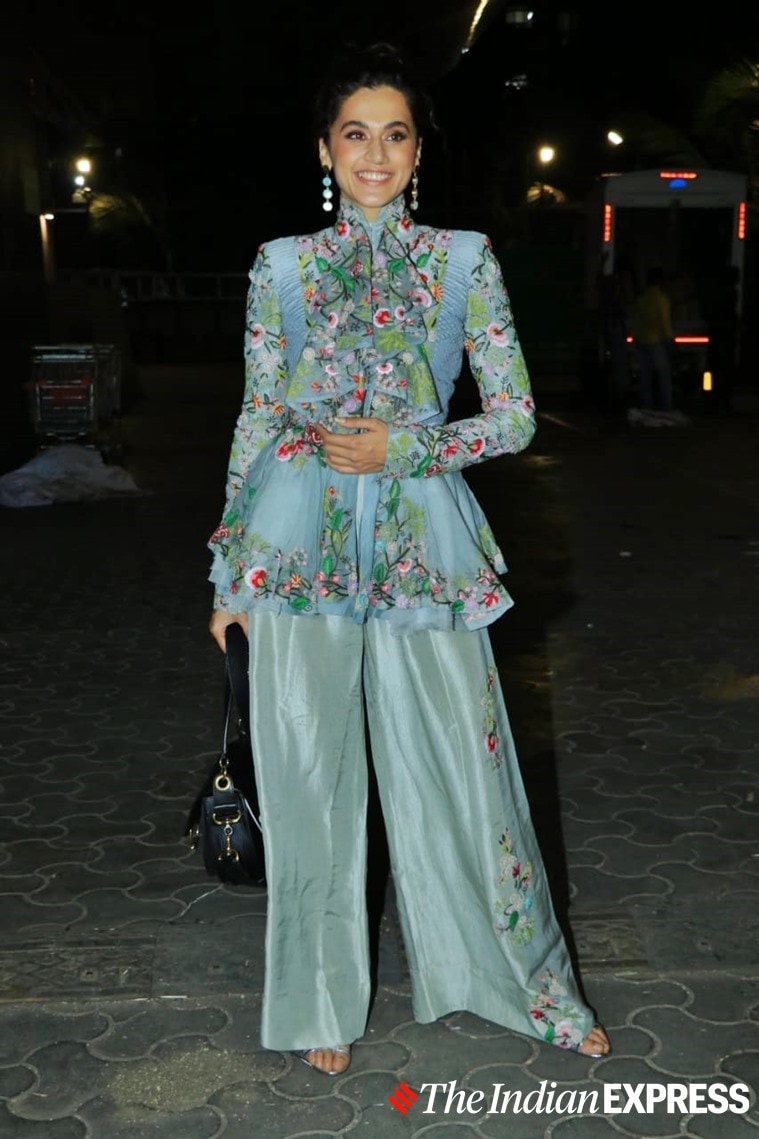 Taapsee Pannu thappad promotions, Taapsee Pannu latest photos, Taapsee Pannu thappad movie release, Taapsee Pannu actor thappad, Taapsee Pannu thappad review, indian express