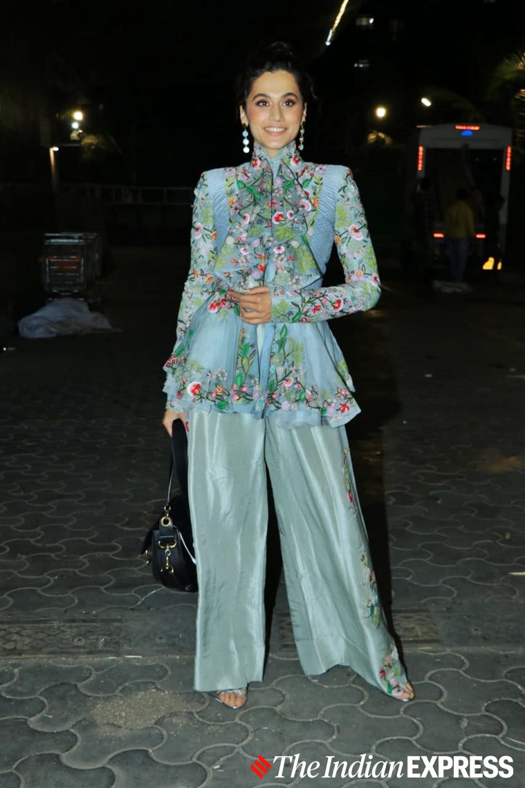 Taapsee Pannu thappad promotions, Taapsee Pannu latest photos, Taapsee Pannu thappad movie release, Taapsee Pannu actor thappad, Taapsee Pannu thappad review, indian express