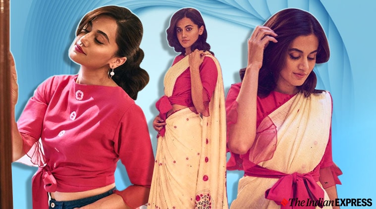 Sustainable fashion, Taapsee Pannu, Taapsee Pannu fashion, Taapsee Pannu Sustainable fashion stylist, indian express news