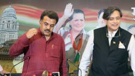 congress leadership crisis, rahul gandhi resignation, congress, congress poll loss, shashi tharoor interview, abhishek singhvi