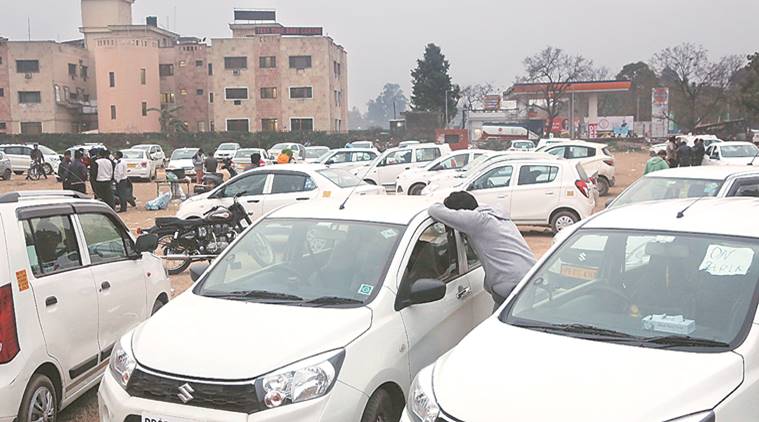 chandigarh, chandigarh cab drivers strike, chandigarh strike, chandigarh traffic, chandigarh news