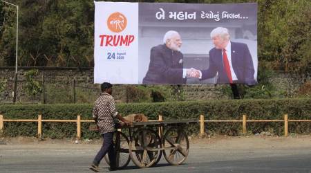 Donald trump, Donald Trump India visit, Narendra Modi Donald trump bilateral meet, Modi trump meeting, Modi Trump roadshow, india us trade deal, india us ties