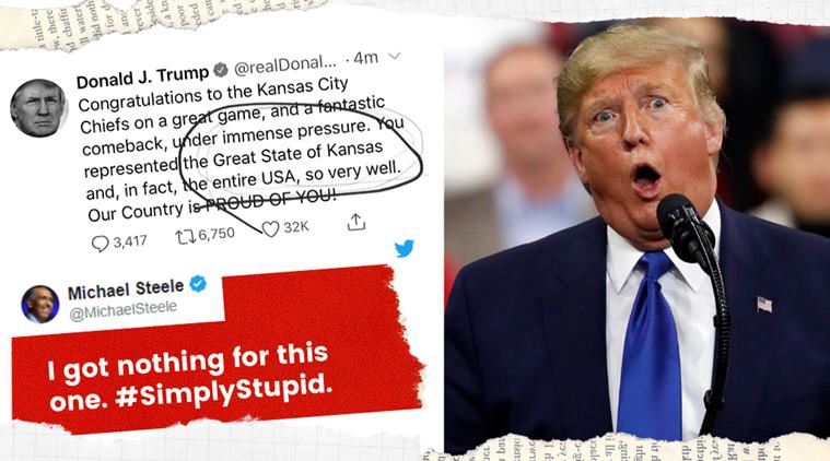 Trump tweet congratulates Kansas after Chiefs Super Bowl win