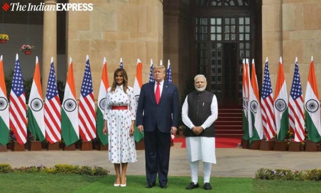 donald trump, donald trump rashtrapati bhavan, donald trump india visit, rashtrapati bhavan, us president donald trump, us president donald trump india visit, us president donald trump rashtrapati bhavan, rashtrapati bhavan Donald trump, donald trump welcome at rashtrapati bhavan, donald trump rashtrapati bhavan photos, donald trump rashtrapati bhavan images, donald trump rashtrapati bhavan pics
