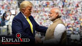 Trump India visit, Donald Trump, Blue dot network, China, china Belt and Road Initiative, US India relations, Indian Express