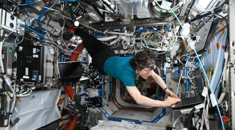 nasa astronaut christina koch, christina koch, longest spaceflight by woman astronaut, nasa astronaut record breaking spaceflight