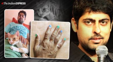 varun grover, varun grover instagram, varun grover nail polish, varun grover applies nail polish, indian express, indian express news