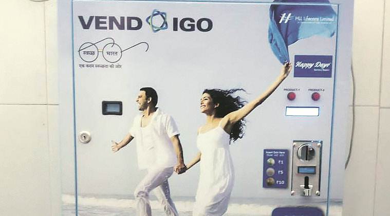 Panchkula Municipal Corporation, sanitary napkin vending machines, sanitary napkin vending machines, panchkula news, indian express