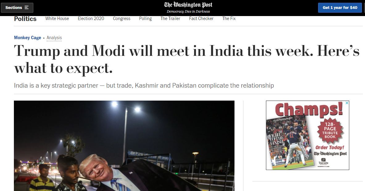 Donald Trump, Donald Trump India visit, US President Donald Trump, Donald Trump in India, Trump in India, Namastey Trump event, India news, Indian Express