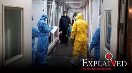 Air India plane brings Indians from Wuhan coronavirus, coronavirus death toll, coronavirus in India, COVID-19, coronavirus symptoms, coronavirus causes, Express Explained, Indian Express