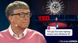 Coronavirus, Bill Gates, Bill Gates predicted coronavirus, Bill Gates’ Ted Talk on coronavirus,  Bill Gates predicted coronavirus 5 years ago, 2015 Ted Talk, Ted Talk, Ebola Ted Talk, Covid-19, coronavirus outbreak, Coronavirus pandemic, Trending news, Indian Express news