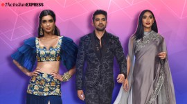 saqib Saleem, sayani gupta, diana penty, bombay times ramp walk, photos, indian express, indian express news