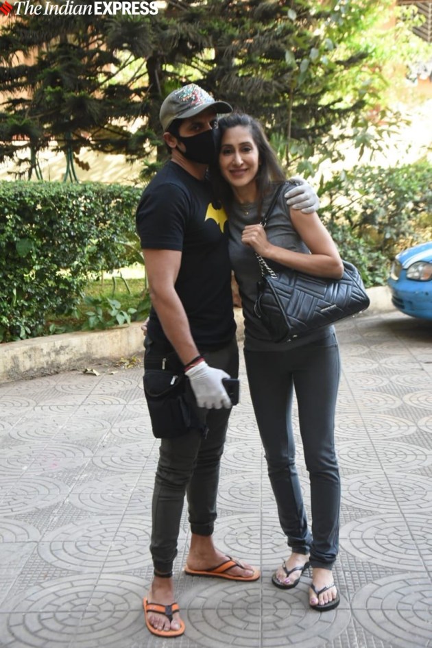karanvir bohra with wife