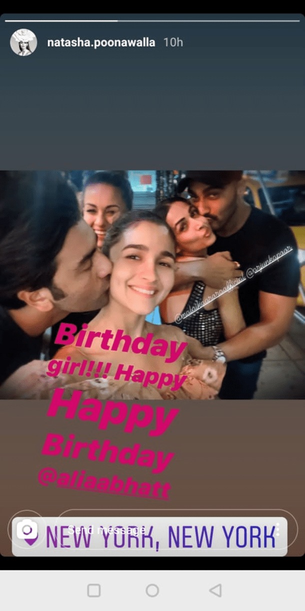 alia bhatt with ranbir kapoor, arjun kapoor with malaika arora