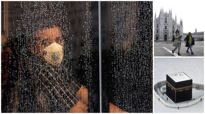 Face masks, empty streets: What coronavirus is doing to the world