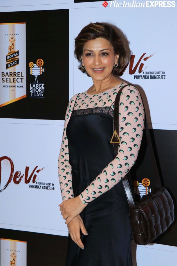 sonali bendre at devi screening
