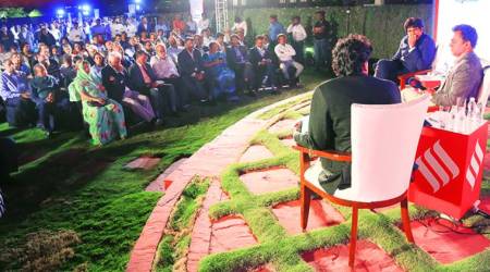 Krishnamurthy V Subramanian, Chief Economic Adviser, Government of India, in conversation with Anant Goenka, Executive Director, The Indian Express Group, and P Vaidyanathan Iyer, Executive Editor – National Affairs, The Indian Express.