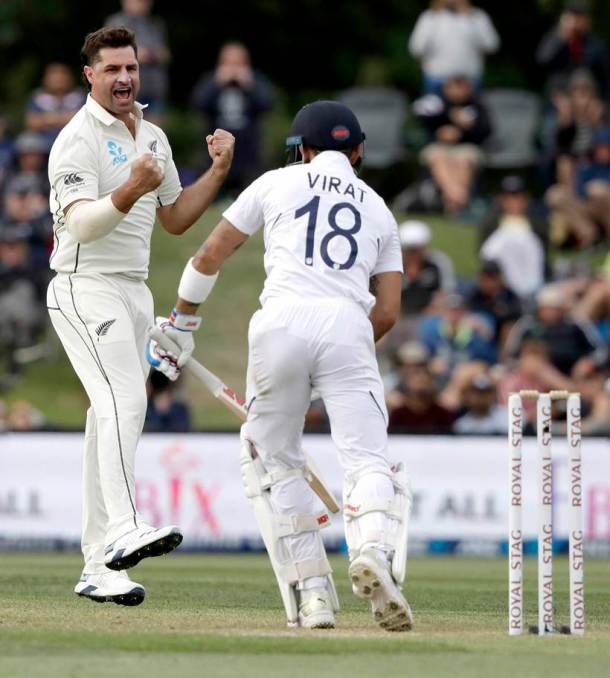 India vs New Zealand 2nd Test, IND vs NZ 2nd Test, India tour of New Zealand 2020, Kyle Jamieson, Virat Kohli, Colin de Grandhomme, Jasprit Bumrah, Ravindra Jadeja catch, cricket news