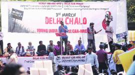 Delhi police, CAA protest, Citizenship amendment act, Jantar mantar protest march, delhi news, indian express news