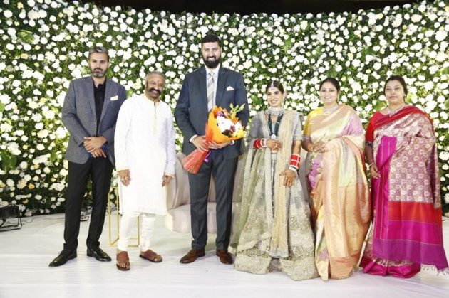 nandamuri balakrishna at Jayasudha's son wedding reception