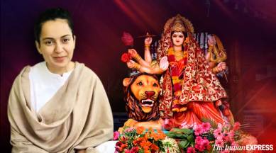 kangana ranaut, deep breathing exercises, indianexpress.com, indianexpress, aalom vilom, chakra healing, pranic, pranayam, yoga, navratri fasting, kangana ranaut news,