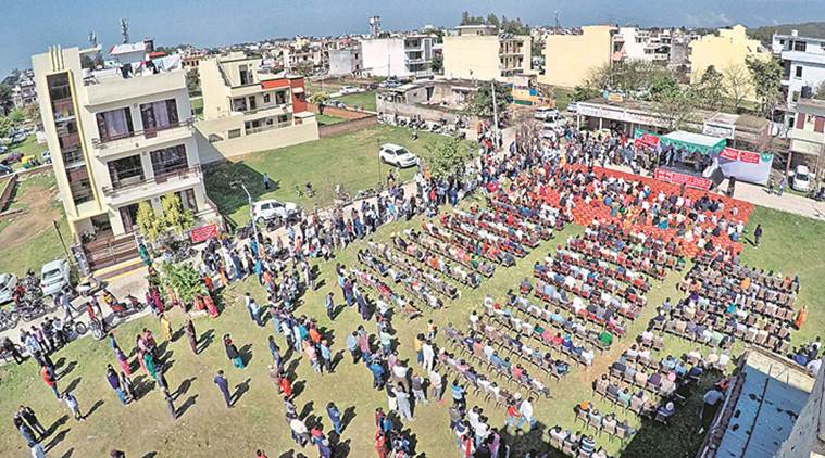 Mohali residents protest, Kansal residents, Punjab and Haryana High Court, HC order, illegal structures, Sukhna catchment area, chandigarh news, indian express news