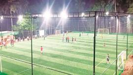 kerala, football, Artificial turf fields in Kerala, football night matches, football under floodlights, Kerala news, indian express news, football in kerala, night football in kerala, kerala city of football