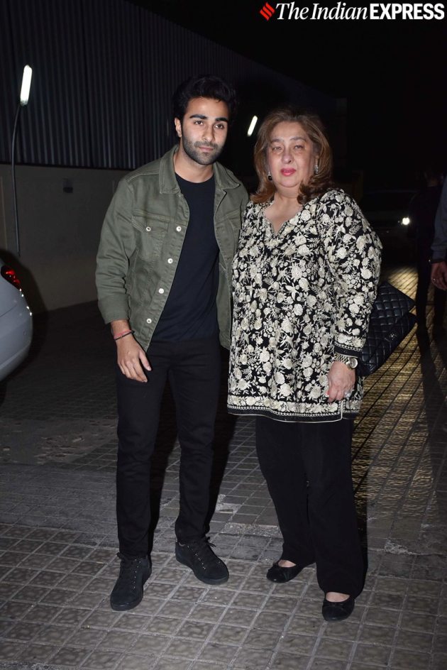 adaar jain with rima jain at mentalhood screening