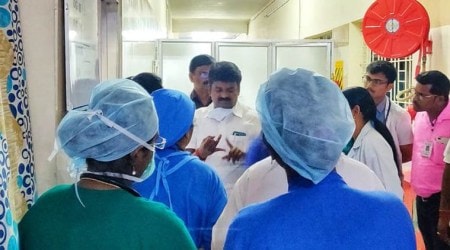 Coronavirus, Coronavirus in Tamil Nadu, Minister Vijayabaskar, Tamil Nadu, Edappadi K Palanisamy, Tamil Nadu Health Department, Corona Chennai, Indian Express News, Chennai News, Tamil Nadu news