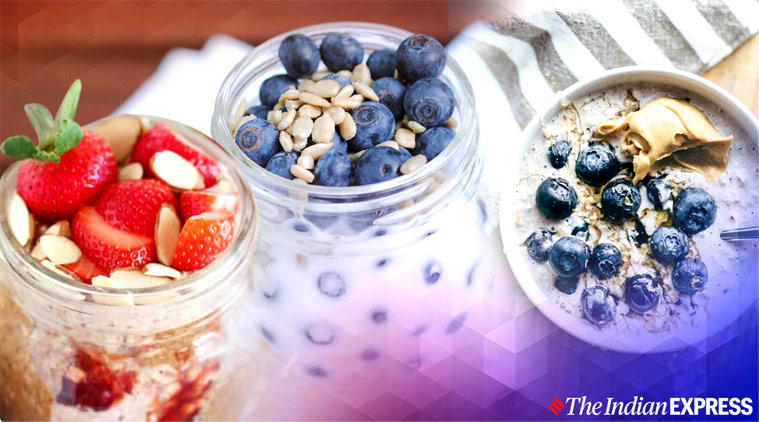 overnight soaked oats, oats recipes, indianexpress.com, indianexpress, healthy oats recipes, delicious oats recipes, benefits of soaked oats, vegan options, vegan foods, vegan recipes,