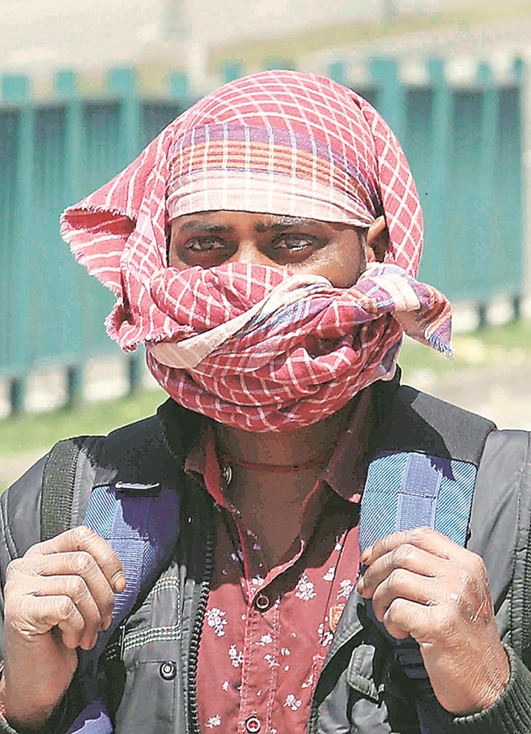 Walking home, migrant workers, Coronavirus outbreak, India lockdown, chandigarh news, indian express news