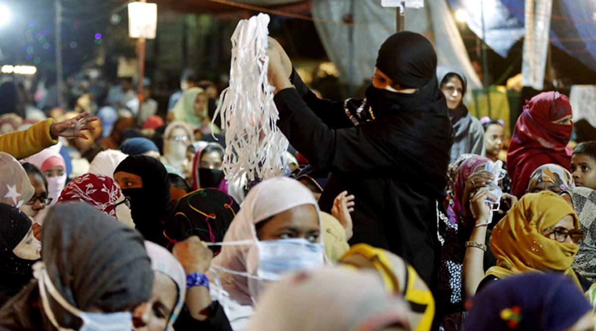 Activists feel that the anti-CAA protests empowered women. In pic: Women sit on a protest at Delhi's Shaheen Bagh (File/Express Photo by Amit Mehra)