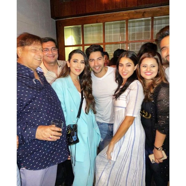 karisma kapoor with varun dhawan