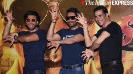 sooryavanshi trailer launch photos ranveer singh akshay kumar ajay devgn