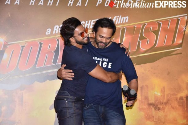 ranveer singh with rohit shetty