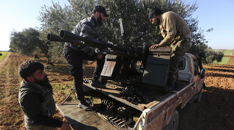 Russia says rebel positions in Syria's Idlib have merged with Turkish army posts