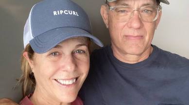 Tom Hanks and his wife Rita Wilson coronavirus