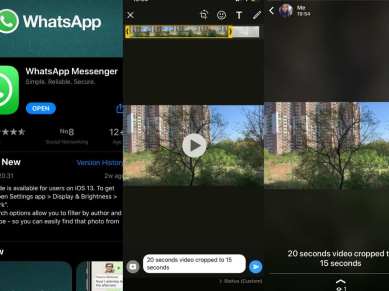 WHATSAPP SETS VIDEO UPLOAD LIMIT